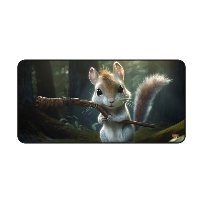 Design Series High Fantasy RPG - Squirrel Adventurer #3 Neoprene Playmat, Mousepad for Gaming