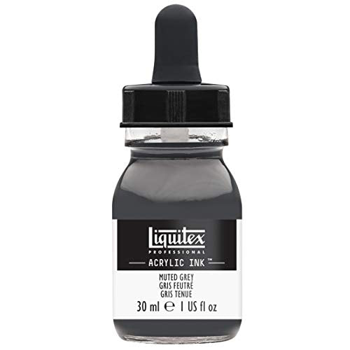 Liquitex Special Release Collection Professional Acrylic Ink 1-oz Jar-Muted Grey, 1 oz