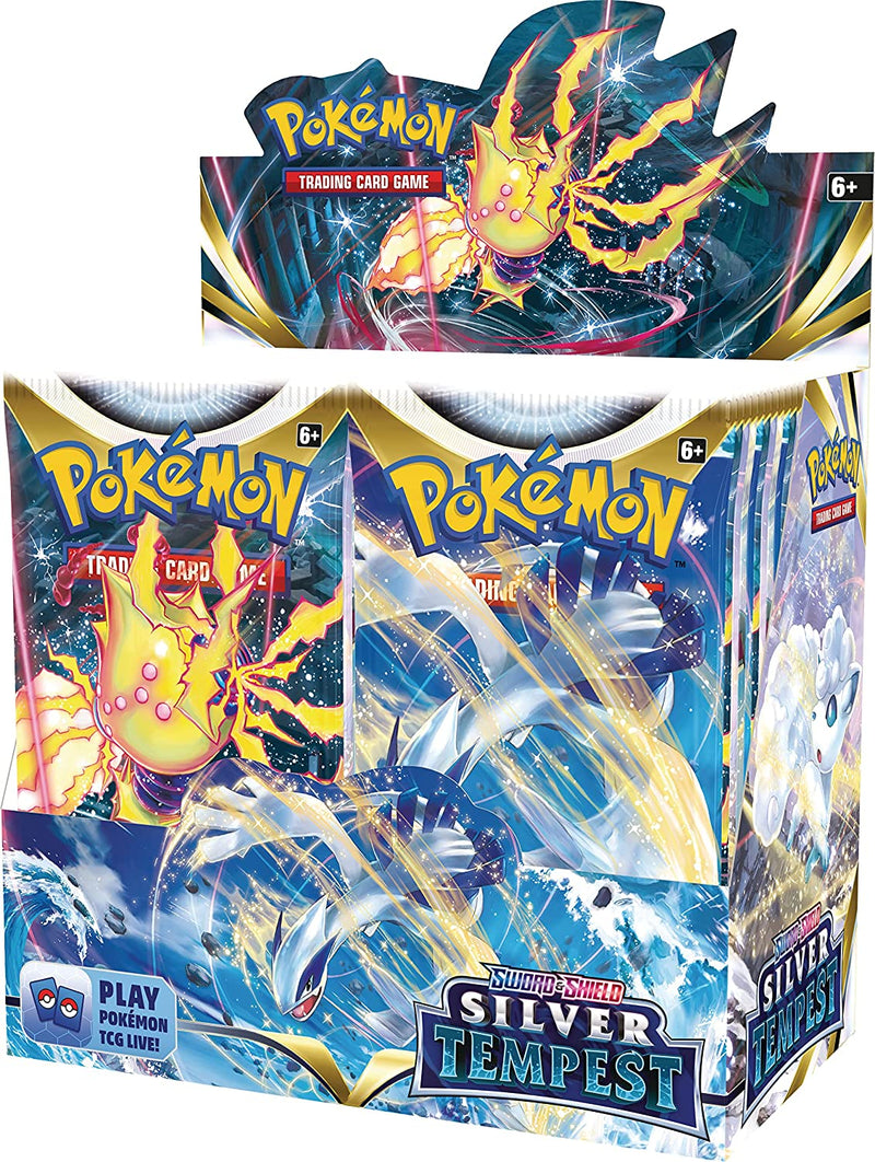 Load image into Gallery viewer, Pokémon TCG: Sword &amp; Shield Silver Tempest Booster Display Box
