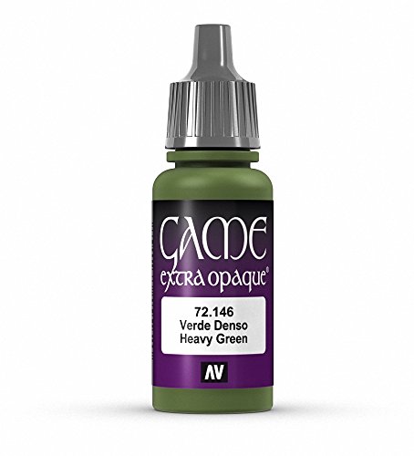 Vallejo Game Color Heavy Green X-Opaque Paint, 17ml