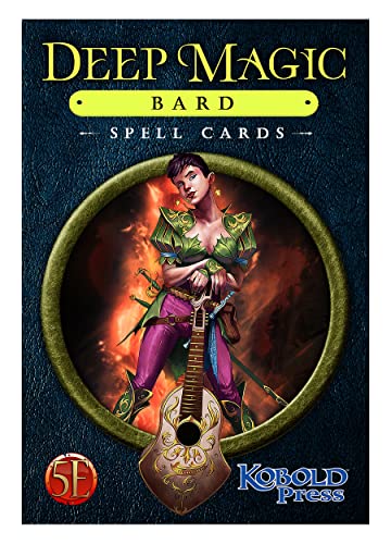 Deep Magic Spell Cards: Bard 5th Edition Compatible