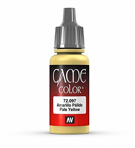 Vallejo Game Color Pale Yellow Paint, 17ml