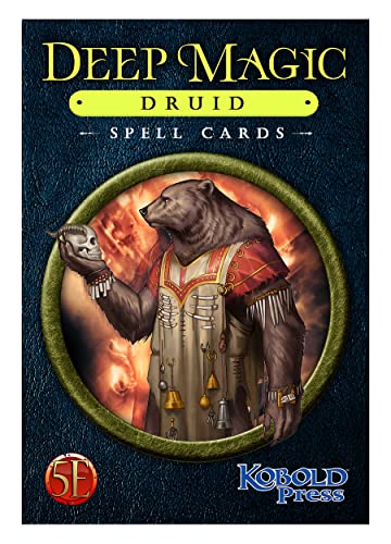 Deep Magic Spell Cards: Druid 5th Edition Compatible