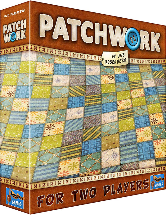 Patchwork 2 Player Board Game Lookout Games Uwe Rosenberg LKG LK3505