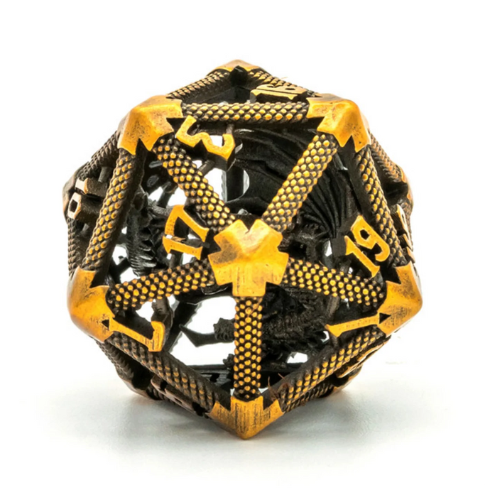 Foam Brain Games Hollow Dragon Keep D20 – Gold FBG5055