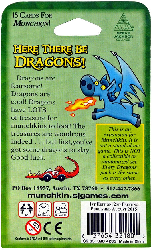 Steve Jackson Games Munchkin Dragons Booster Pack