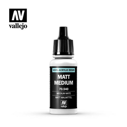 Vallejo Acrylic Paint, Matt Medium 17ml