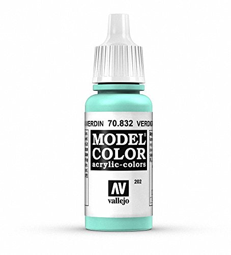 Vallejo Model Color Verdigris Glaze Paint, 17ml