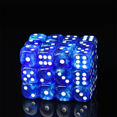 Foam Brain Games 12 D6 Pip Dice - Arctic Wind FBG2496