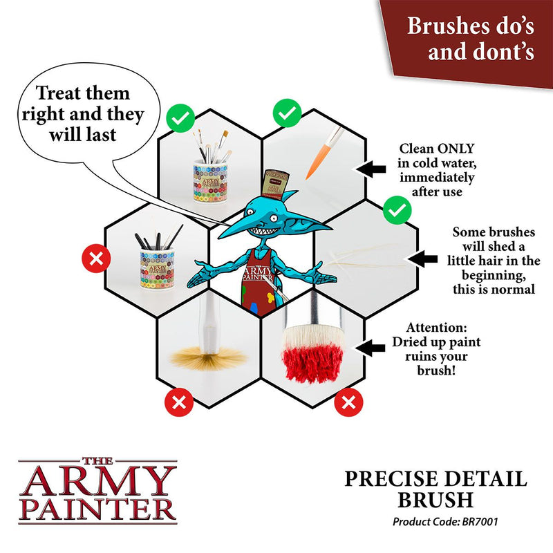 Load image into Gallery viewer, The Army Painter Hobby Brush - Precise Detail Bush BR7001
