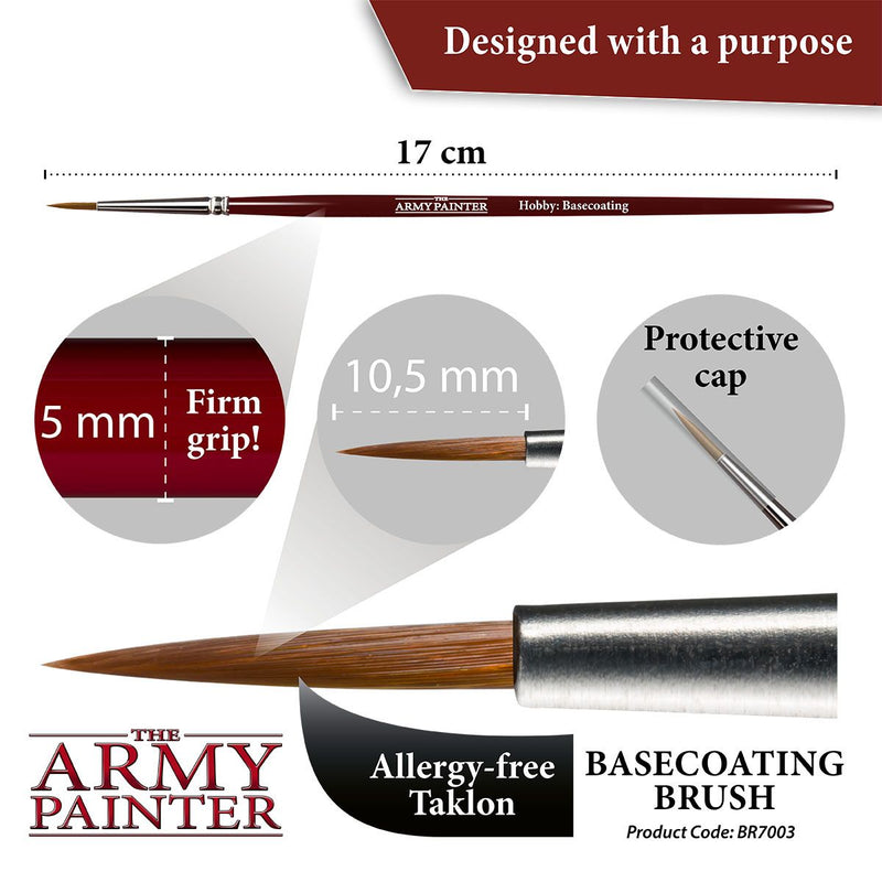 Load image into Gallery viewer, The Army Painter Hobby Brush: Basecoating for Wargaming Miniatures BR7003
