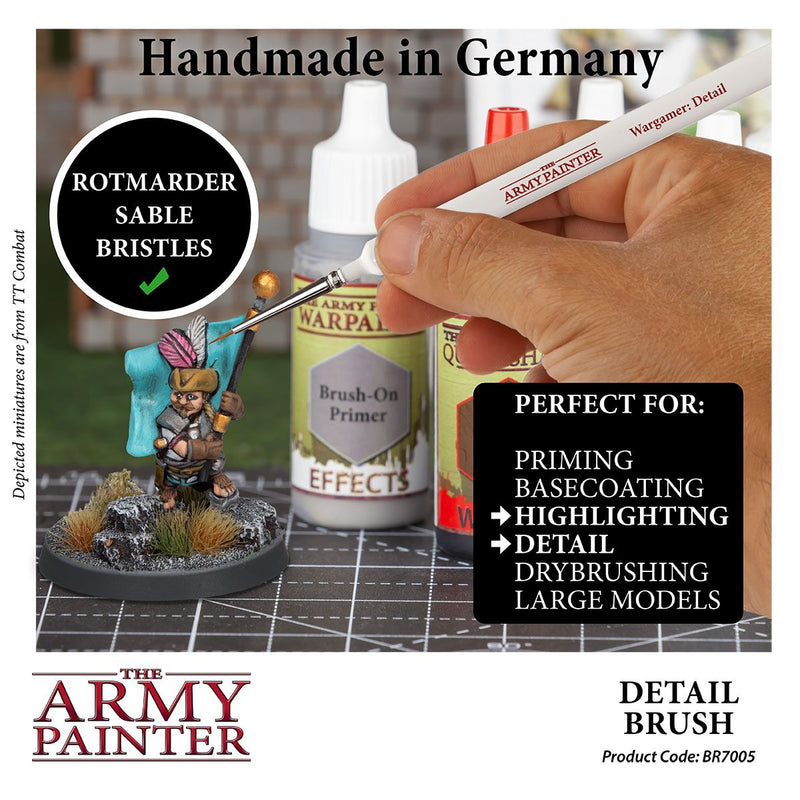 Load image into Gallery viewer, The Army Painter Wargamer Detail Brush for Wargaming Miniatures BR7005
