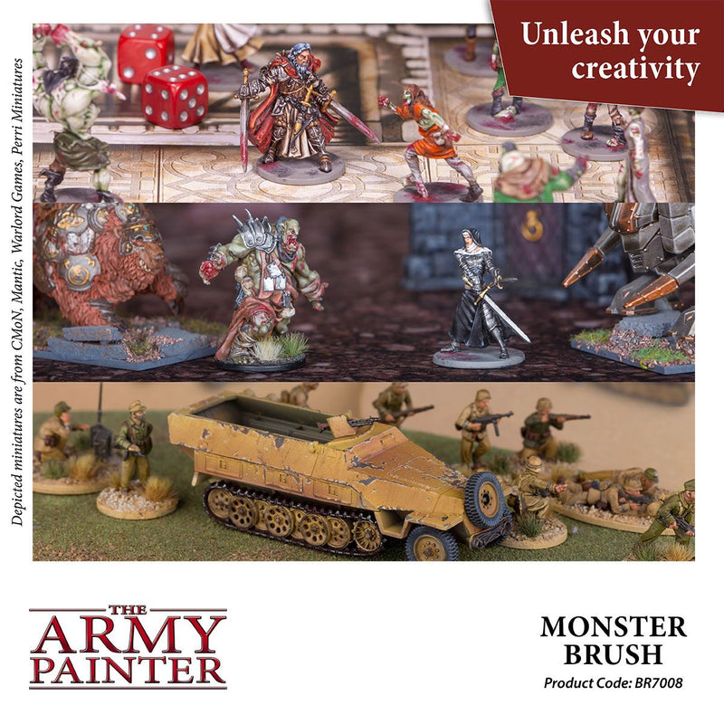 Load image into Gallery viewer, The Army Painter Wargamer: Monster Brush for Miniatures BR7008
