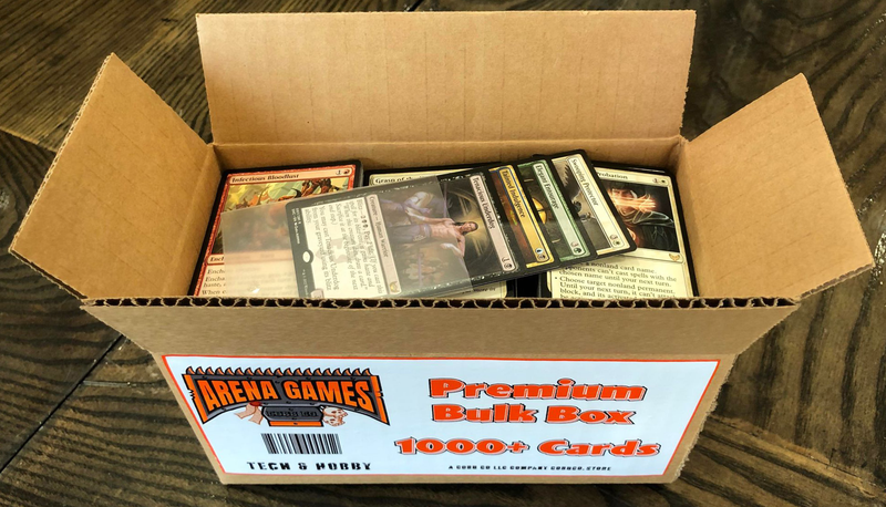Load image into Gallery viewer, Arena Games Premium 1000+ Assorted Magic The Gathering Cards with Bonus Random Rare and 3 Uncommon Cards
