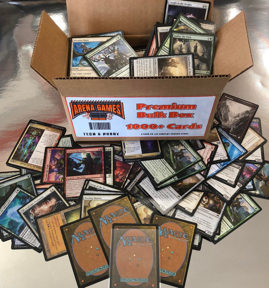 Arena Games Premium 1000+ Assorted Magic The Gathering Cards with Bonus Random Rare and 3 Uncommon Cards