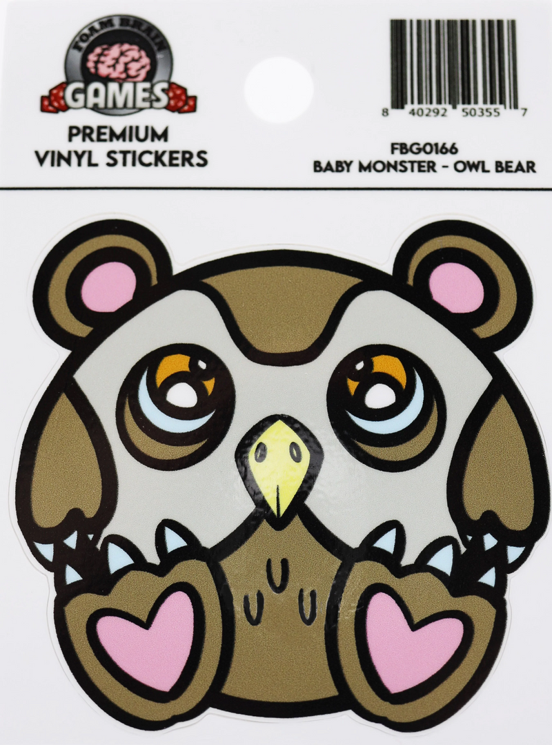 Load image into Gallery viewer, Foam Brain Premium Vinyl Stickers (approx. 3&quot;x3&quot;)
