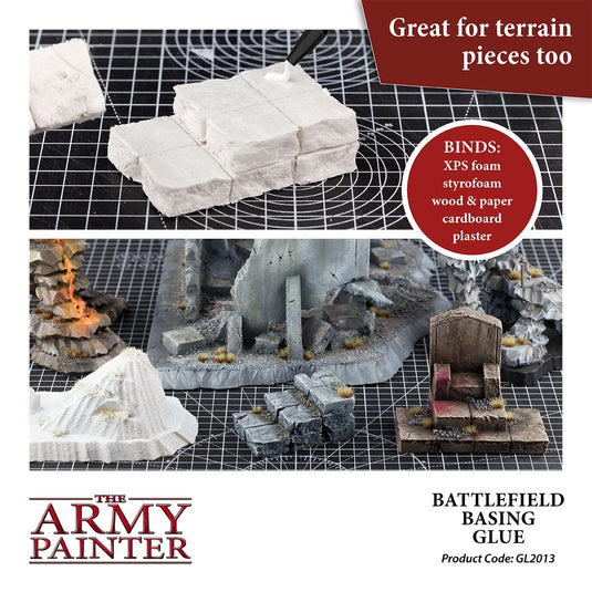 The Army Painter Battlefield Basing Glue for Miniature Wargame Terrain 50ml