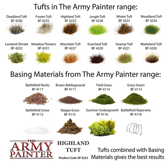 The Army Painter Highland Tuft for Miniature Bases & Dioramas BF4222