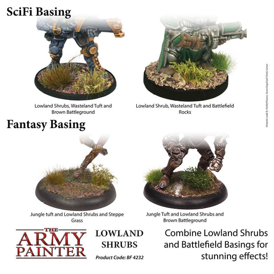 The Army Painter Lowland Shrubs Tuft for Miniature Bases & Dioramas BF4232
