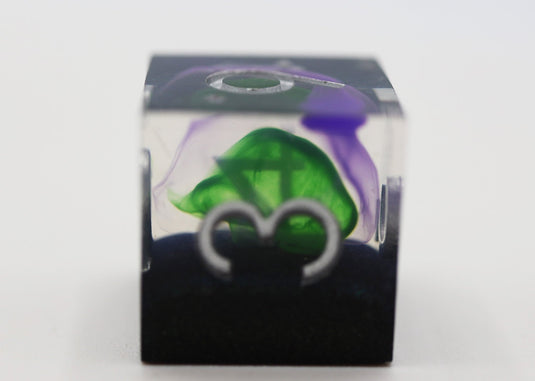 Foam Brain Games Magic Trick Sharp Edge Resin RPG Dice Set FBG2253 - Cobbco