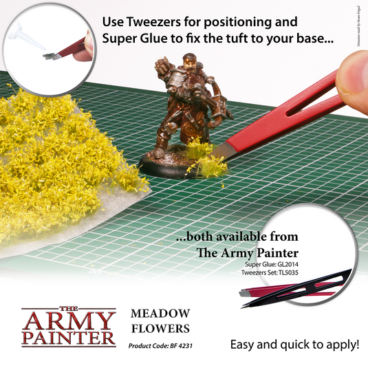 The Army Painter Meadow Flowers Tuft - Terrain for Miniature Bases & Dioramas BF4231