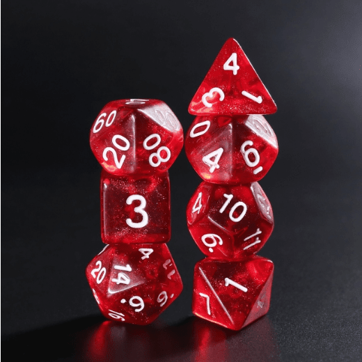 Foam Brain Games Rabbit’s Eye RPG Dice Set FBG1233 - Cobbco
