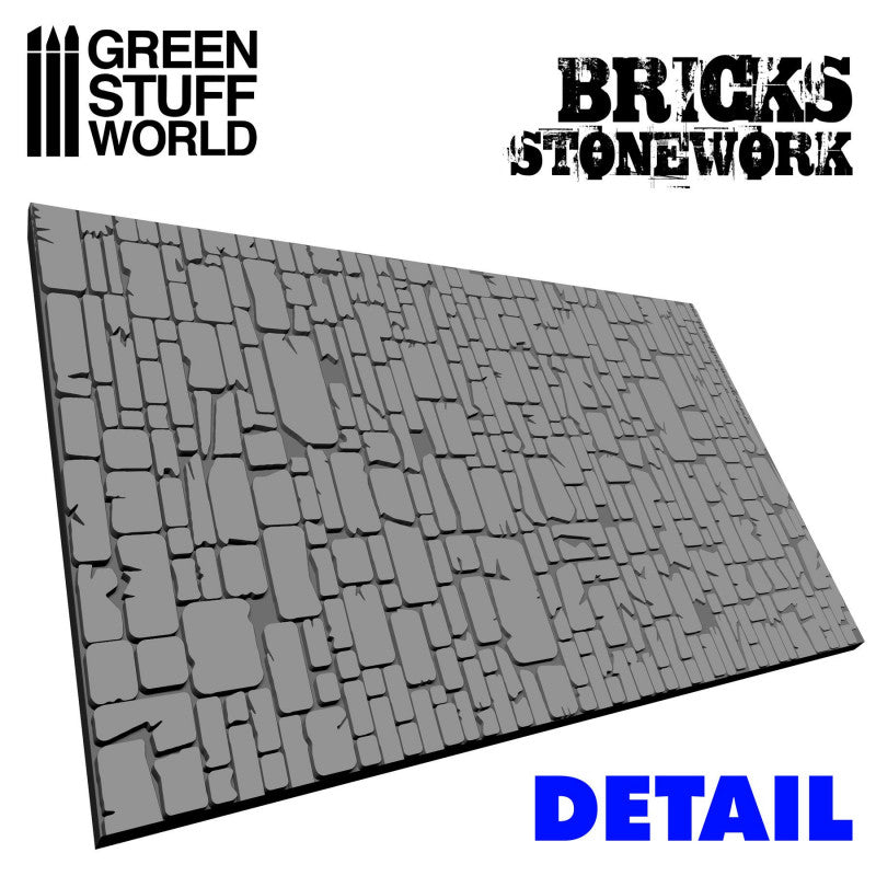 Load image into Gallery viewer, Green Stuff World Rolling Pin – Bricks 1162
