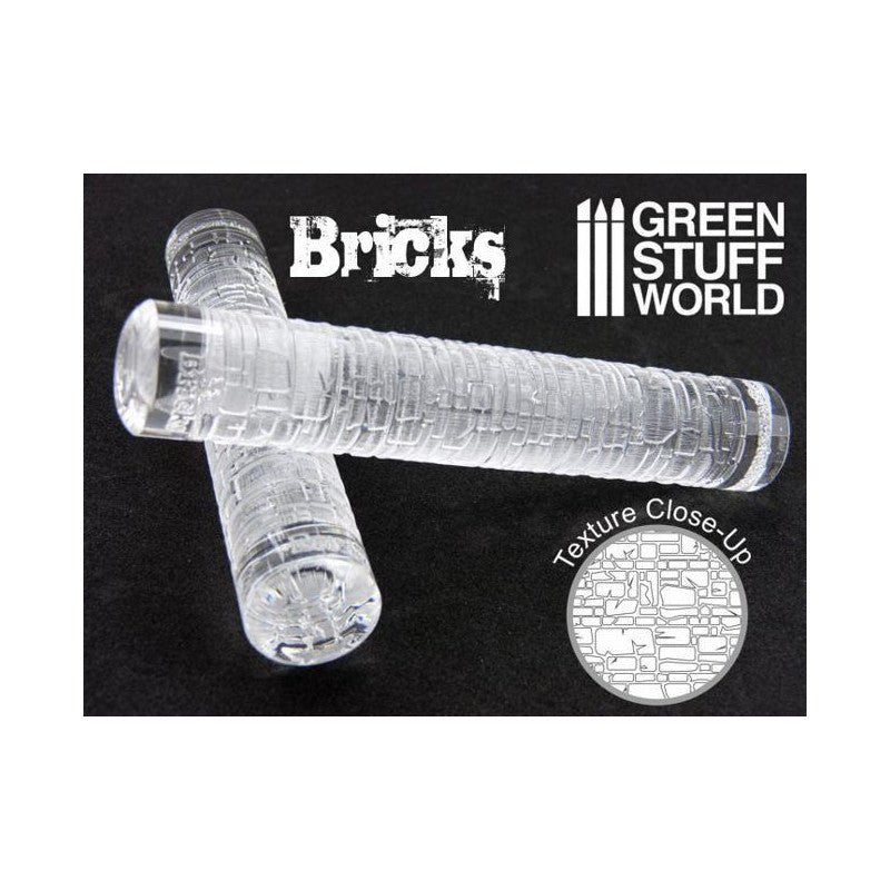 Load image into Gallery viewer, Green Stuff World Rolling Pin – Bricks 1162
