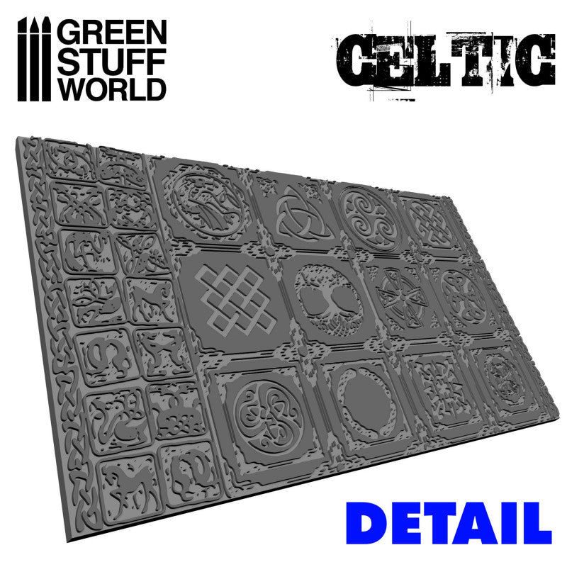 Load image into Gallery viewer, Green Stuff World Rolling Pin – Celtic 1223
