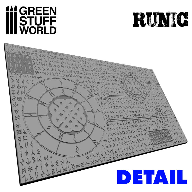 Load image into Gallery viewer, Green Stuff World Rolling Pin – Runic 1222
