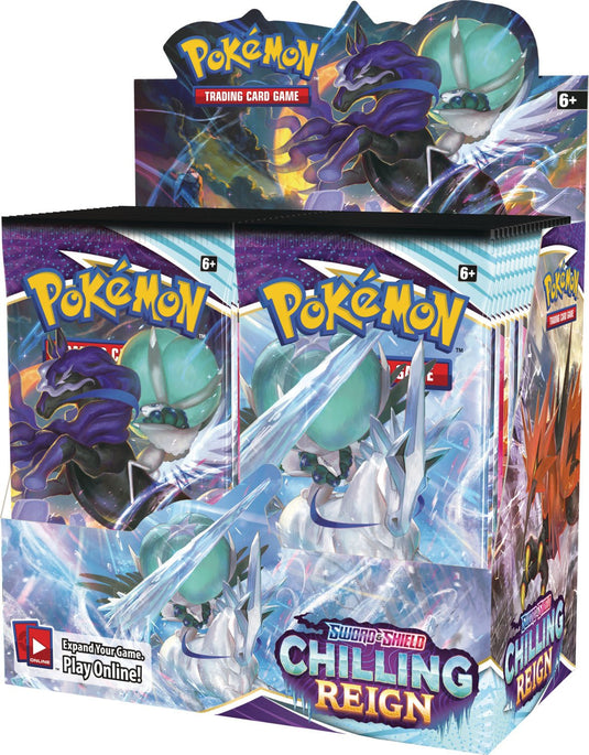 POKEMON: SWORD & SHIELD - CHILLING REIGN BOOSTER BOX - Cobbco