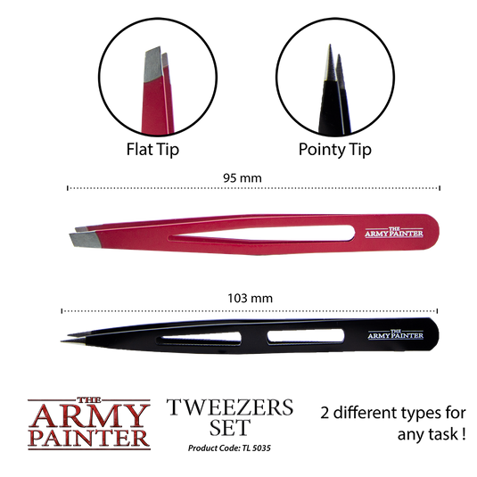 The Army Painter Tweezers Set for Miniatures & Models TL5035