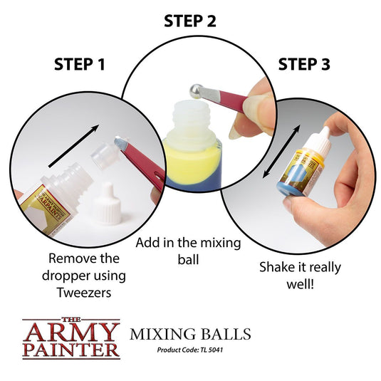 The Army Painter Paint Mixing Balls Rust-proof Balls for Model Paint TL5041