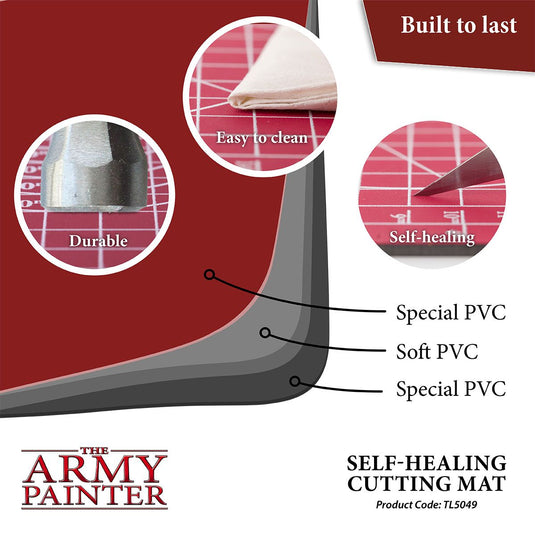 The Army Painter Self-Healing Cutting Mat for Miniatures and Models TL5049