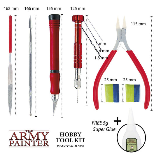 The Army Painter Hobby Tool Kit: 8+ Piece Wargamers Tool Kit TL5050