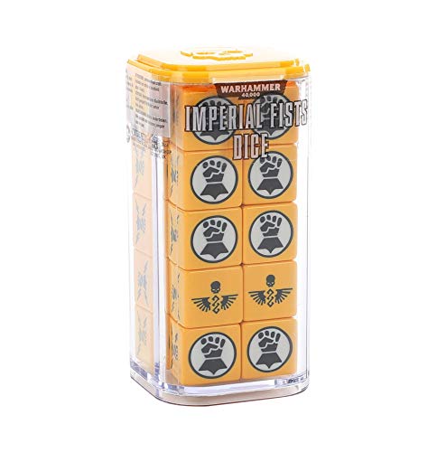 Games Workshop 40k Space Marines Imperial Fists Dice