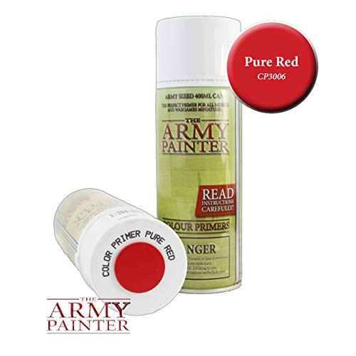 Load image into Gallery viewer, The Army Painter Pure Red Acrylic Spray Primer 400ML for Miniature Painting

