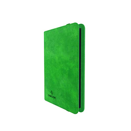 Gamegenic Prime Album: 8-Pocket Green Holds 160 Sleeved Cards