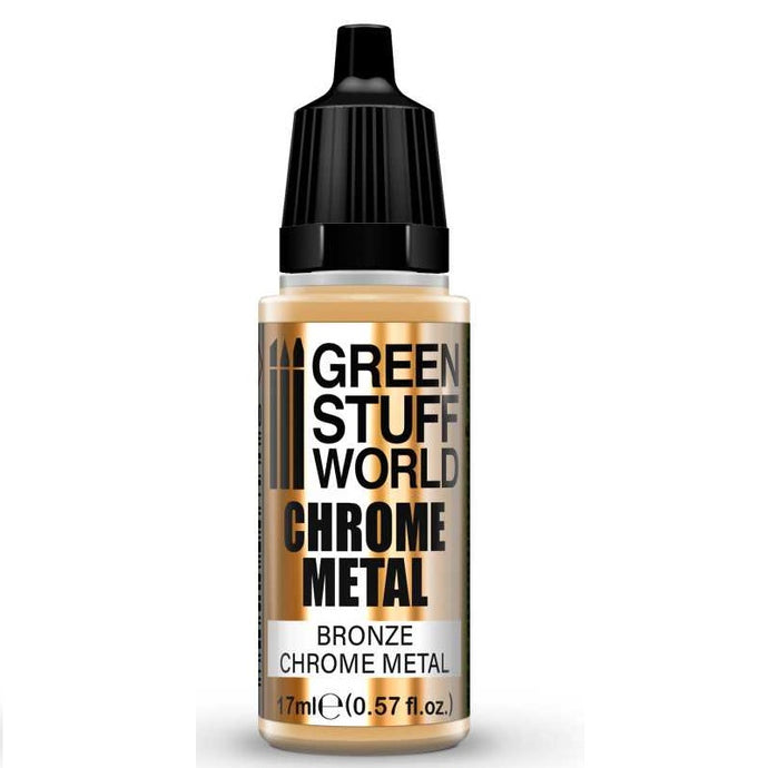 Green Stuff World for Models and Miniatures Chrome Paint – Bronze 3690