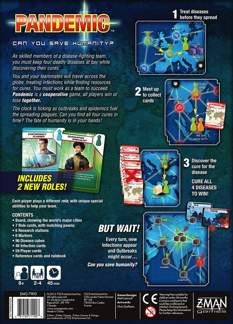 Load image into Gallery viewer, Pandemic Board Game - Z-MAN ZM7101
