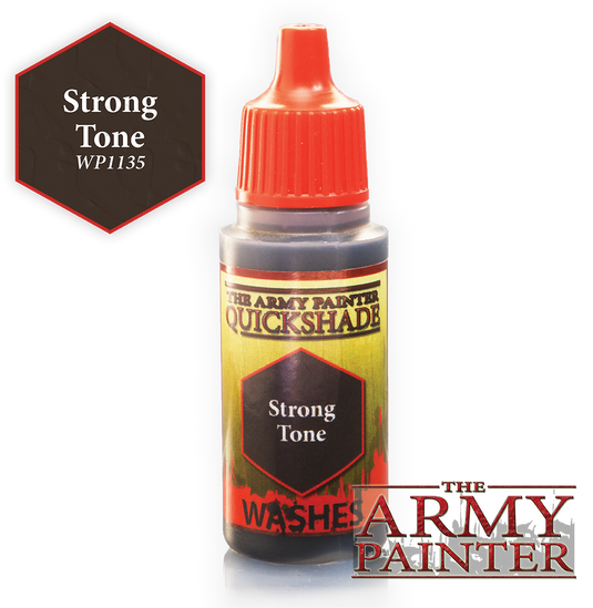 The Army Painter Warpaint Washes 18ml Strong Tone "Brown Wash" WP1135