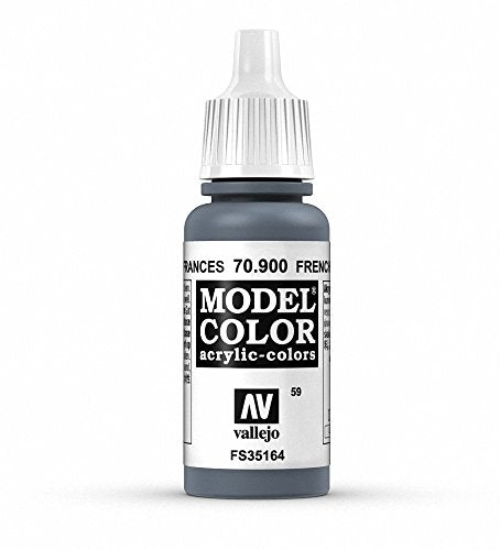 Vallejo Model Color French Mirage Blue Paint, 17ml