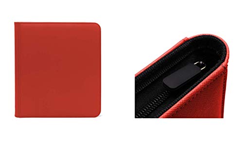 Binder: Dex Zipper 12-Pocket Red