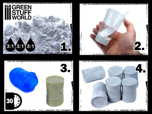 Green Stuff World for Models and Miniatures Acrylic Resin 700gr 9347