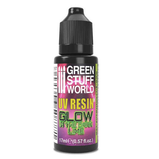 Green Stuff World for Models and Miniatures UV Resin - Glow in The Dark Lime 3517