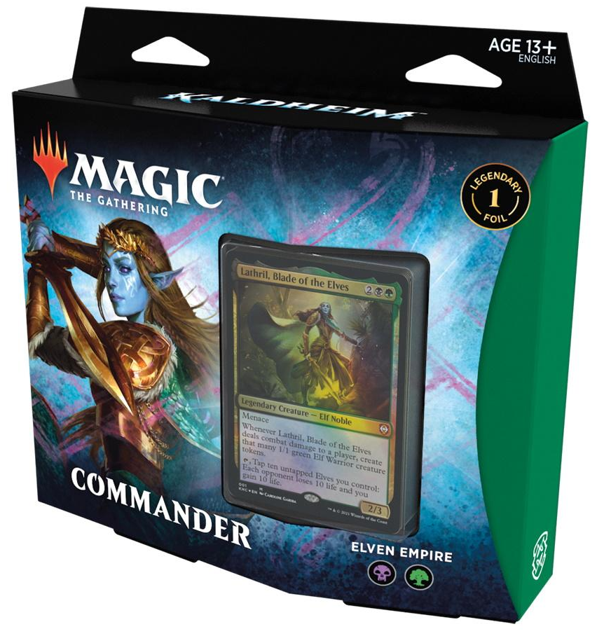 mtg lathril blade of the elves commander deck Kaldheim Commander Deck Elven Empire Lathril, Blade of the Elves – Cobbco
