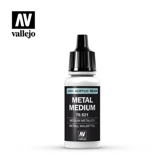 Vallejo Acrylic Paint, Metallic Medium