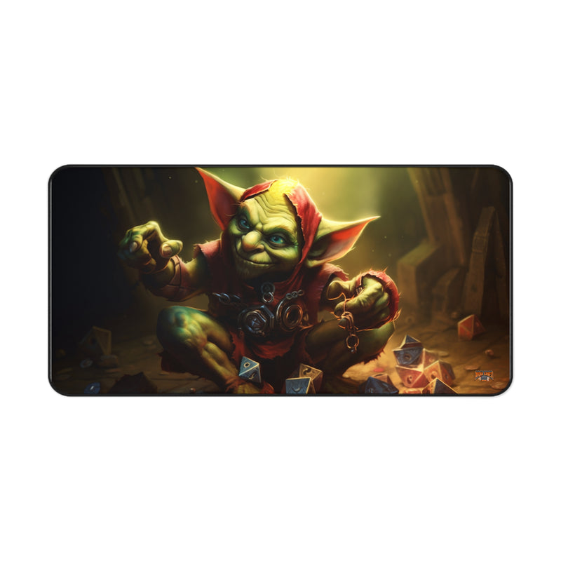 Load image into Gallery viewer, Design Series High Fantasy RPG - Dice Goblin #4 Neoprene Playmat, Mousepad for Gaming, RPGs, Card Games
