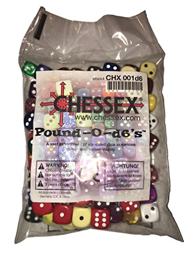 Chessex Pound-O-Dice 6 Sided Dice
