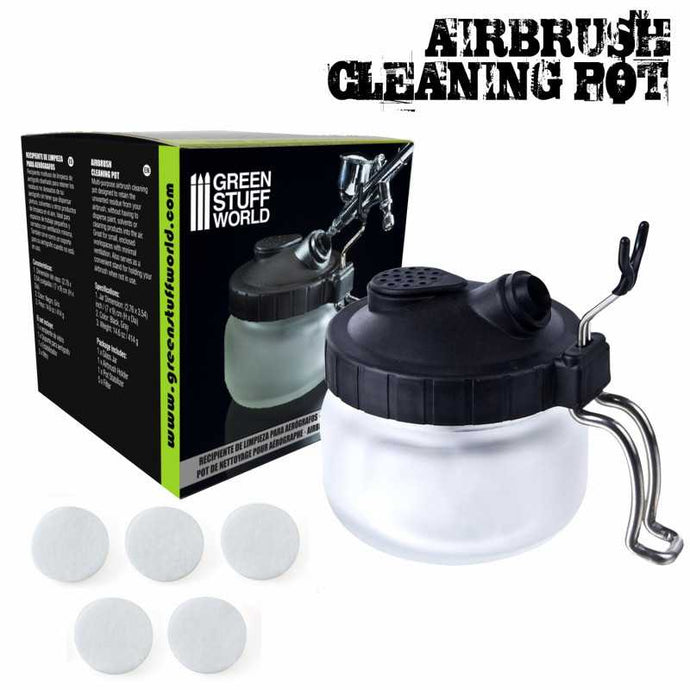 Green Stuff World for Models and Miniatures Airbrush Cleaning Pot 1640